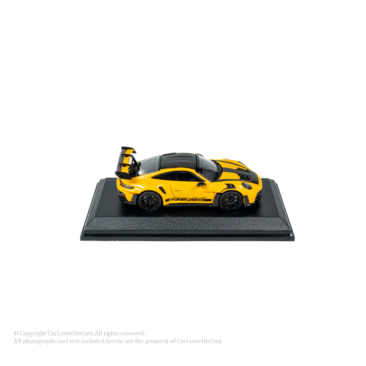 MINICHAMPS 1:64 PORSCHE 911 (992) GT3 RS - 2024 - YELLOW W WEISSACH PACKAGE EXCLUSIVE FOR CLDC
