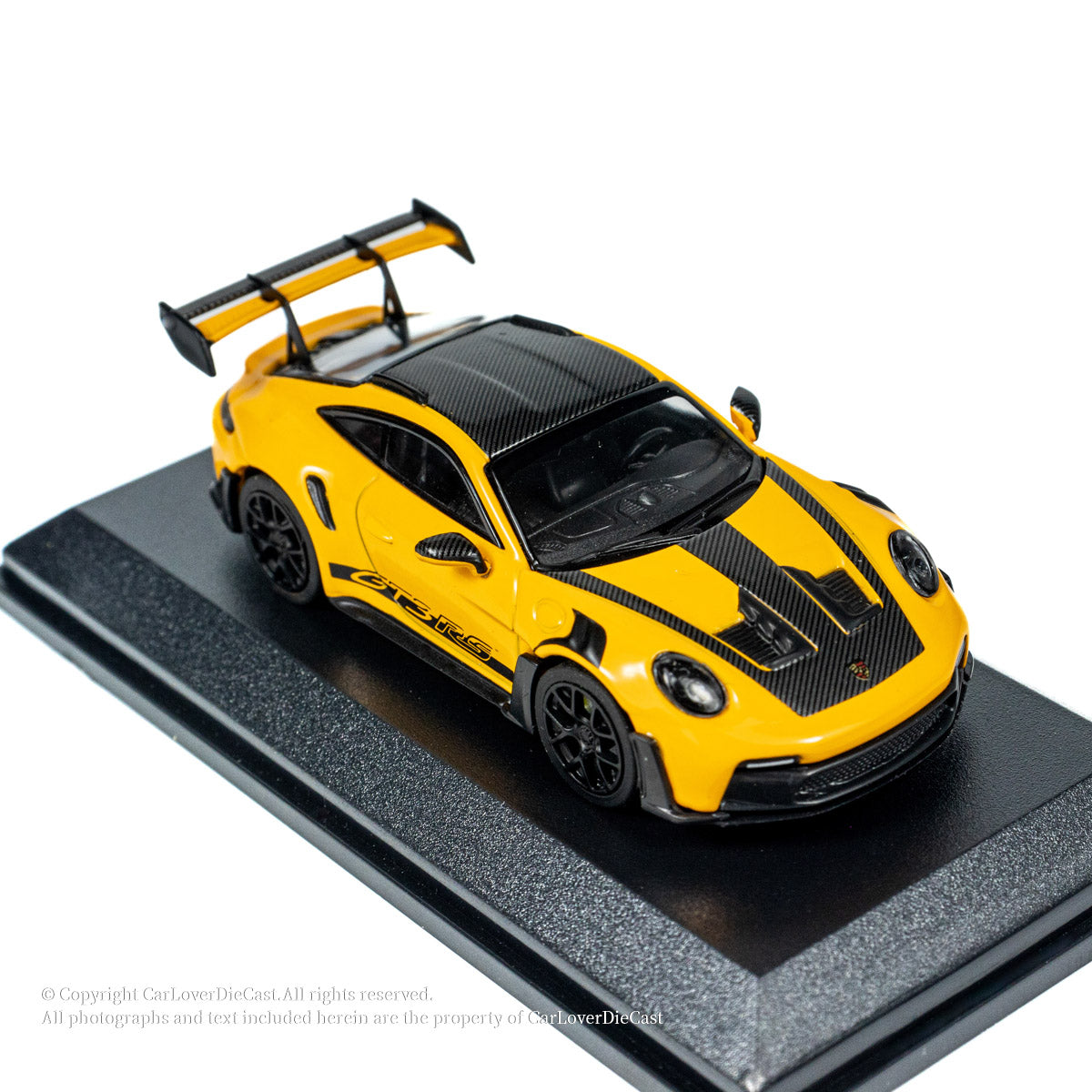 MINICHAMPS 1:64 PORSCHE 911 (992) GT3 RS - 2024 - YELLOW W WEISSACH PACKAGE EXCLUSIVE FOR CLDC