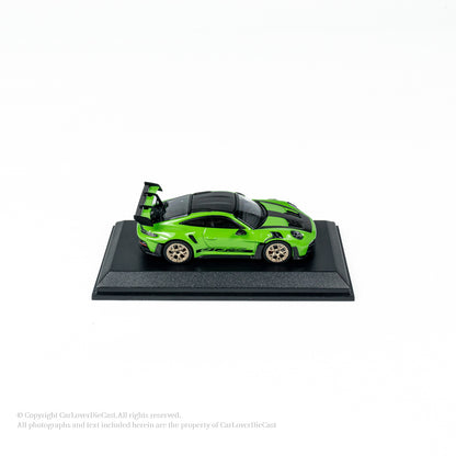 MINICHAMPS 1:64 PORSCHE 911 (992) GT3 RS - 2024 - GREEN W WEISSACH PACKAGE EXCLUSIVE FOR CLDC