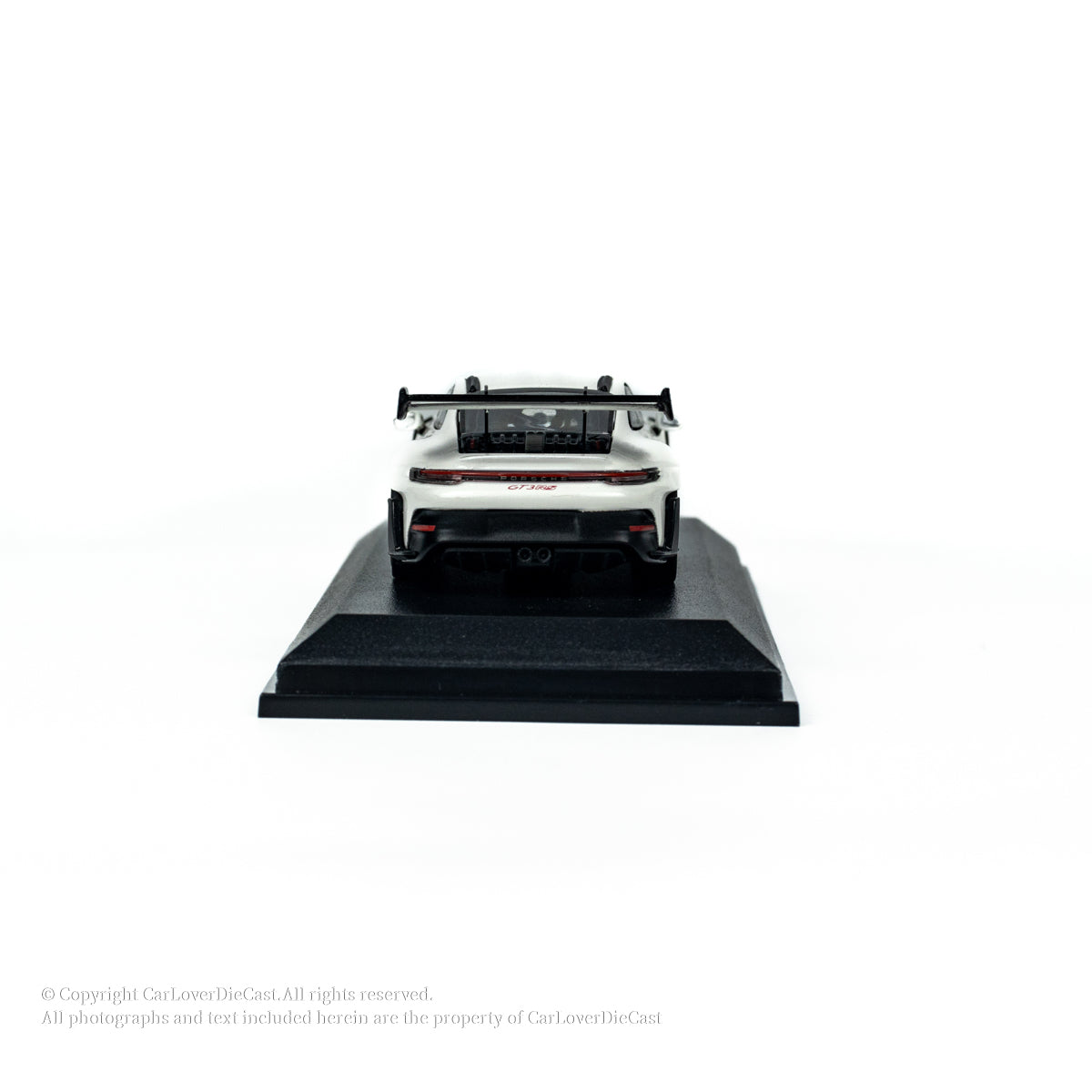 MINICHAMPS 1:64 PORSCHE 911 (992) GT3 RS - 2024 - WHITE W RED DECOR EXCLUSIVE FOR CLDC