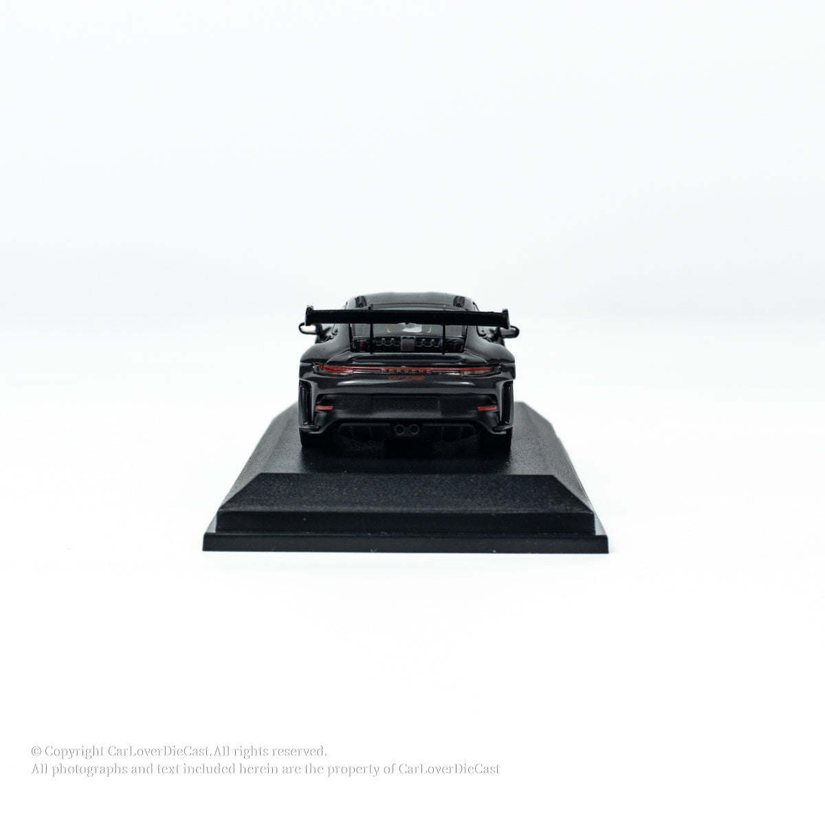 MINICHAMPS 1:64 PORSCHE 911 (992) GT3 RS - 2024 - GREY W RED DECOR - EXCLUSIVE FOR CLDC