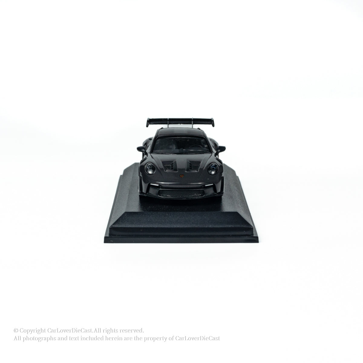 MINICHAMPS 1:64 PORSCHE 911 (992) GT3 RS - 2024 - GREY W RED DECOR - EXCLUSIVE FOR CLDC