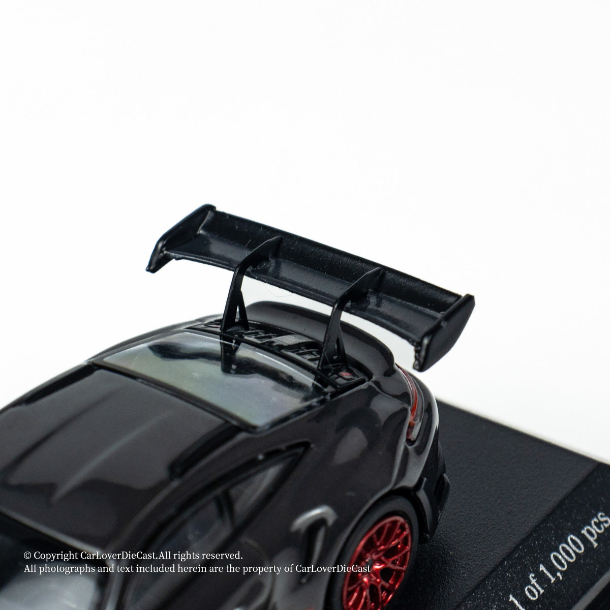 MINICHAMPS 1:64 PORSCHE 911 (992) GT3 RS - 2024 - GREY W RED DECOR - EXCLUSIVE FOR CLDC