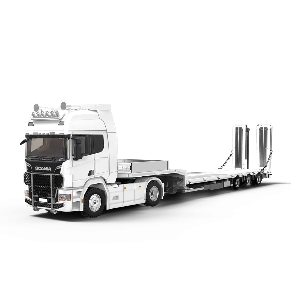 Time Micro 1:64 Scania Flat Bed Trailer Transporter Truck