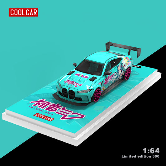Cool.Car 1:64 BMW M4 Japanese Anime Hatsune Miku Edition