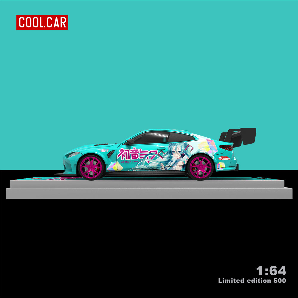 Cool.Car 1:64 BMW M4 Japanese Anime Hatsune Miku Edition
