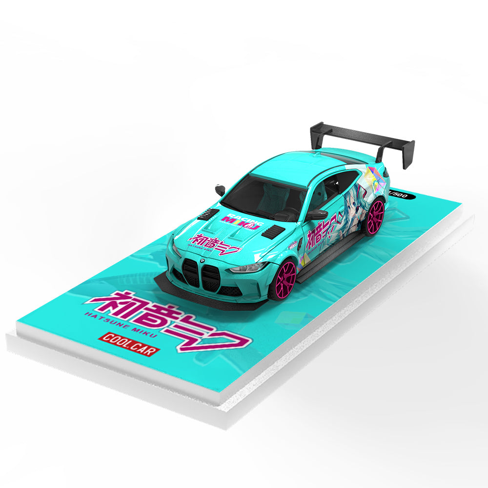 Cool.Car 1:64 BMW M4 Japanese Anime Hatsune Miku Edition