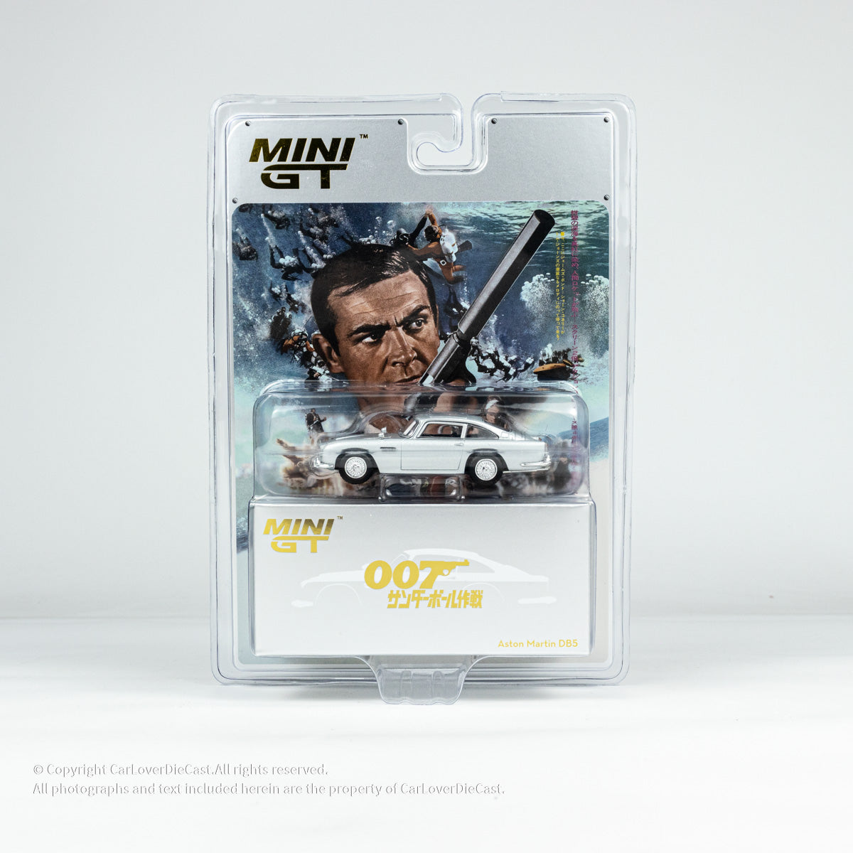 Mini GT 1:64 Aston Martin DB5 “ Thunderball” Blister Packaging Japanese Version (MGT00901-007J)