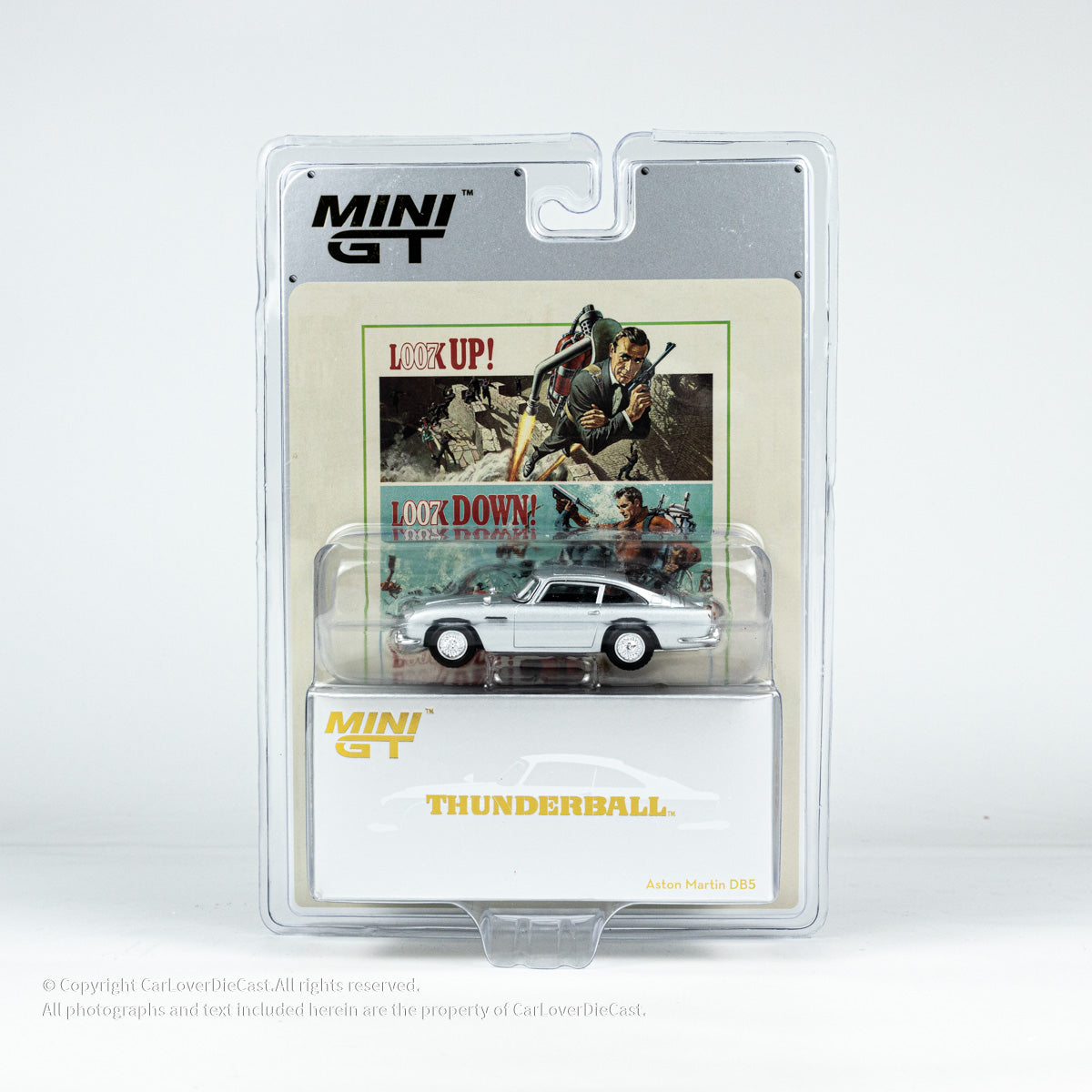 Mini GT 1:64 Aston Martin DB5 “ Thunderball” Blister Packaging English Version (MGT00901-007ECH)