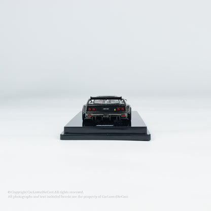 INNO64 1:64 Ferrari LBWK F40 Chrome Black (Chance of a Chase Car) (IN64-LBWKF40-CHB)