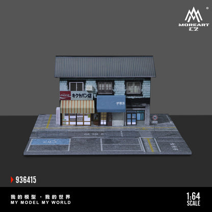MoreArt 1:64 Street Bakery Scene Model LED Light Diorama
