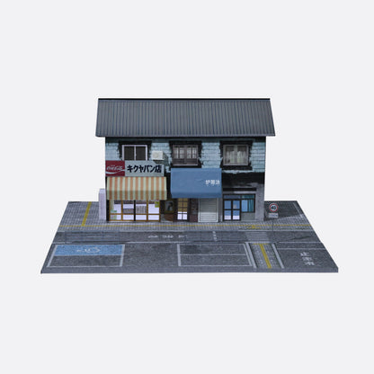 MoreArt 1:64 Street Bakery Scene Model LED Light Diorama