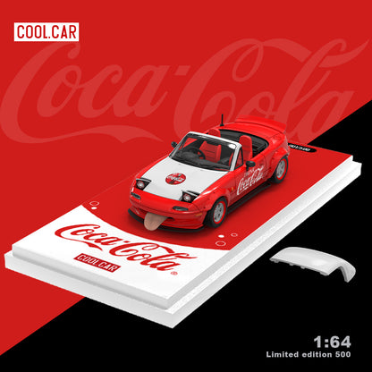Cool.Car 1:64 Mazda MX-5 Coca-Cola Red White Edition