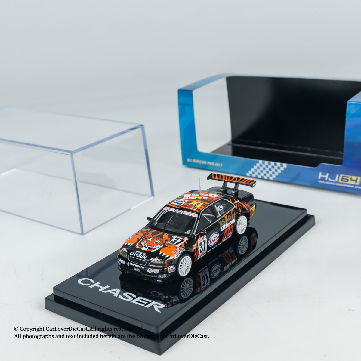 Hobby Japan X Ignition Model 1:64 ESSO TOM'S Toyota Chaser (#37) 1998 JTCC