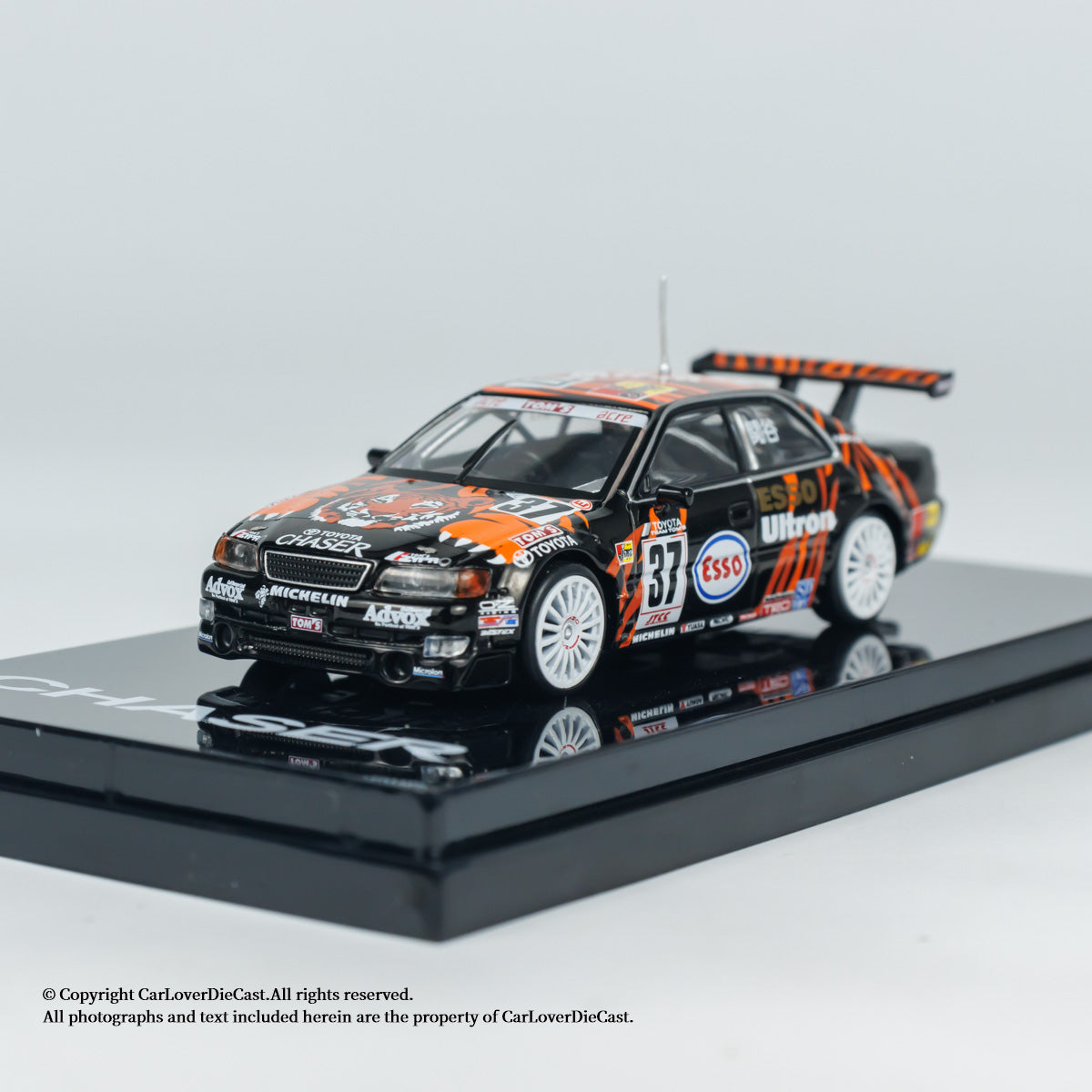Hobby Japan X Ignition Model 1:64 ESSO TOM'S Toyota Chaser (#37) 1998 JTCC
