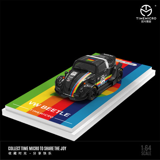 Time Micro 1:64 Volkswagen Beetle Black Apple Edition