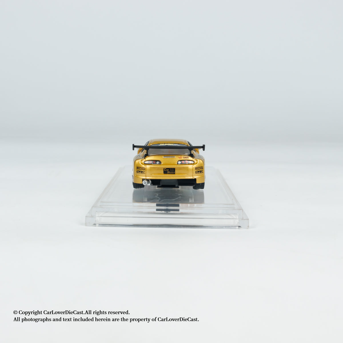 BM Creations Toyota Top Secret GT300 Supra (JZA80) Gold (Hong Kong Toy Salon 2024) Openable Engine Hood with Detailed Engine (Limited to ONE per customer only, otherwise order will be cancelled)