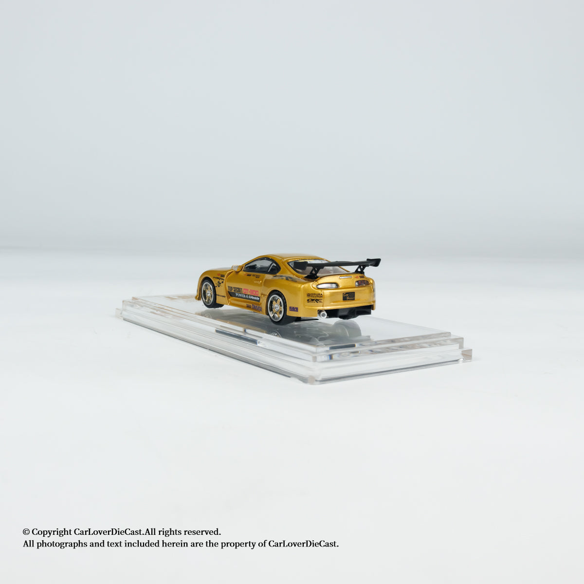 BM Creations Toyota Top Secret GT300 Supra (JZA80) Gold (Hong Kong Toy Salon 2024) Openable Engine Hood with Detailed Engine (Limited to ONE per customer only, otherwise order will be cancelled)
