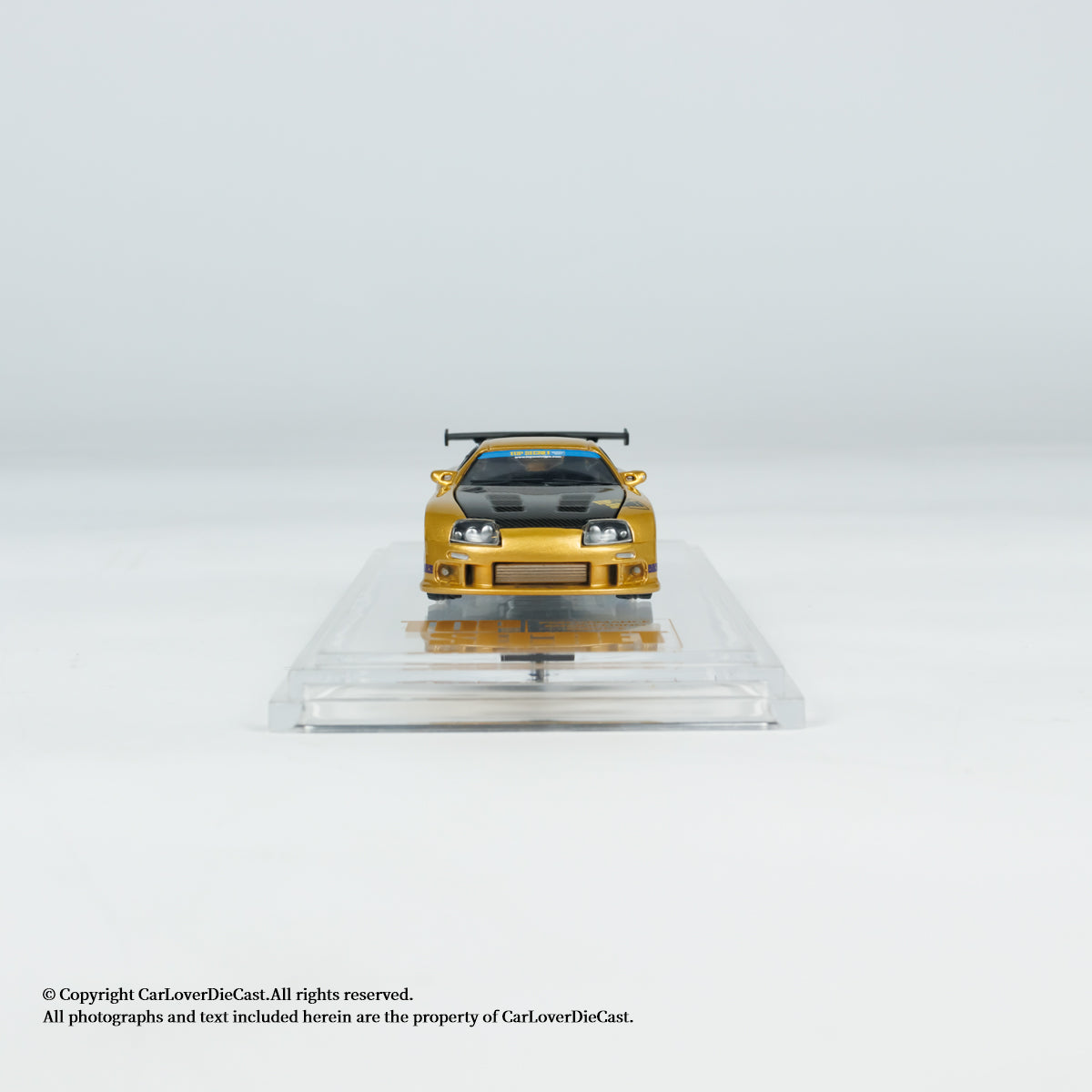 BM Creations Toyota Top Secret GT300 Supra (JZA80) Gold (Hong Kong Toy Salon 2024) Openable Engine Hood with Detailed Engine (Limited to ONE per customer only, otherwise order will be cancelled)