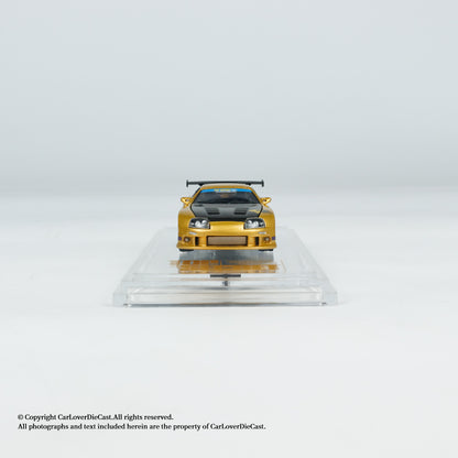 BM Creations Toyota Top Secret GT300 Supra (JZA80) Gold (Hong Kong Toy Salon 2024) Openable Engine Hood with Detailed Engine (Limited to ONE per customer only, otherwise order will be cancelled)