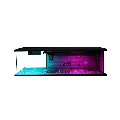 MoreArt 1:64 Cyberpunk Series 04 Diorama Blue and Purple LED Light