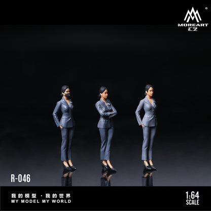 MoreArt 1:64 4S Car Dealership Salesperson Doll Set (3 Figures Set)