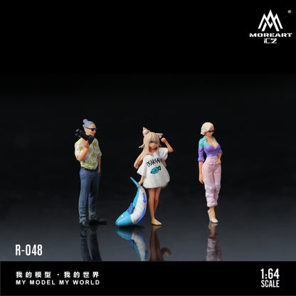 MoreArt 1:64 Anime Girl Photography Doll Set (3 Figures Set)