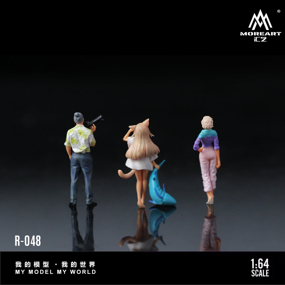 MoreArt 1:64 Anime Girl Photography Doll Set (3 Figures Set)