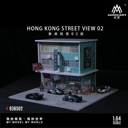 MoreArt 1:64 Hong Kong Street View Series 02 Model LED Light Diorama