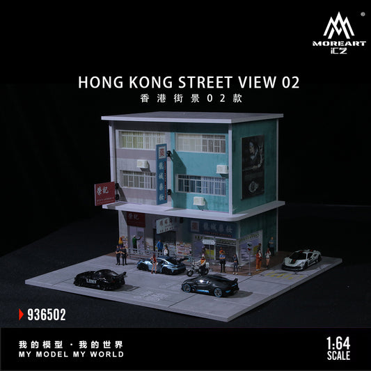 MoreArt 1:64 Hong Kong Street View Series 02 Model LED Light Diorama