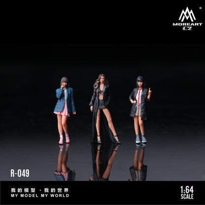 MoreArt 1:64 Wind Breaker and Pretty Doll Set (3 Figures Set)