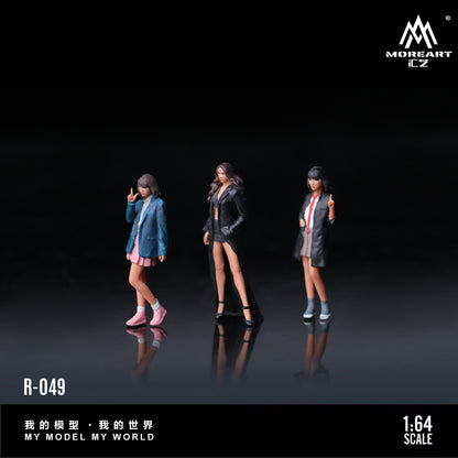 MoreArt 1:64 Wind Breaker and Pretty Doll Set (3 Figures Set)