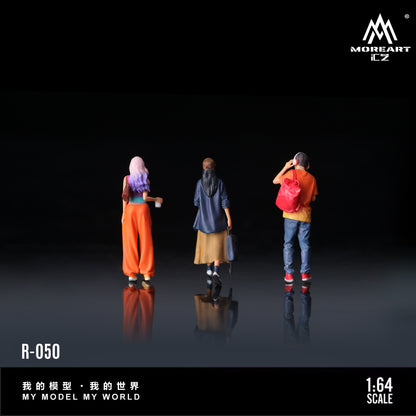 MoreArt 1:64 Cup Holding Shopping Doll Set (3 Figures Set)