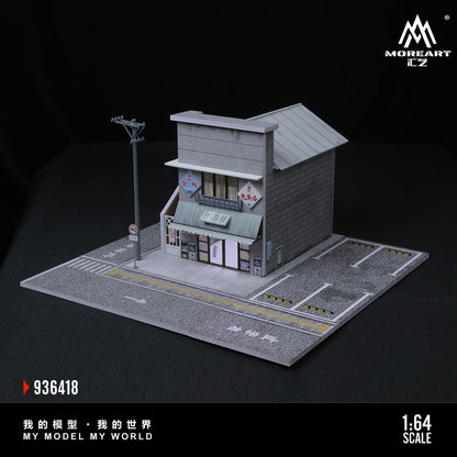 MoreArt 1:64 Japanese Candy Shop Scene Model LED Light Diorama