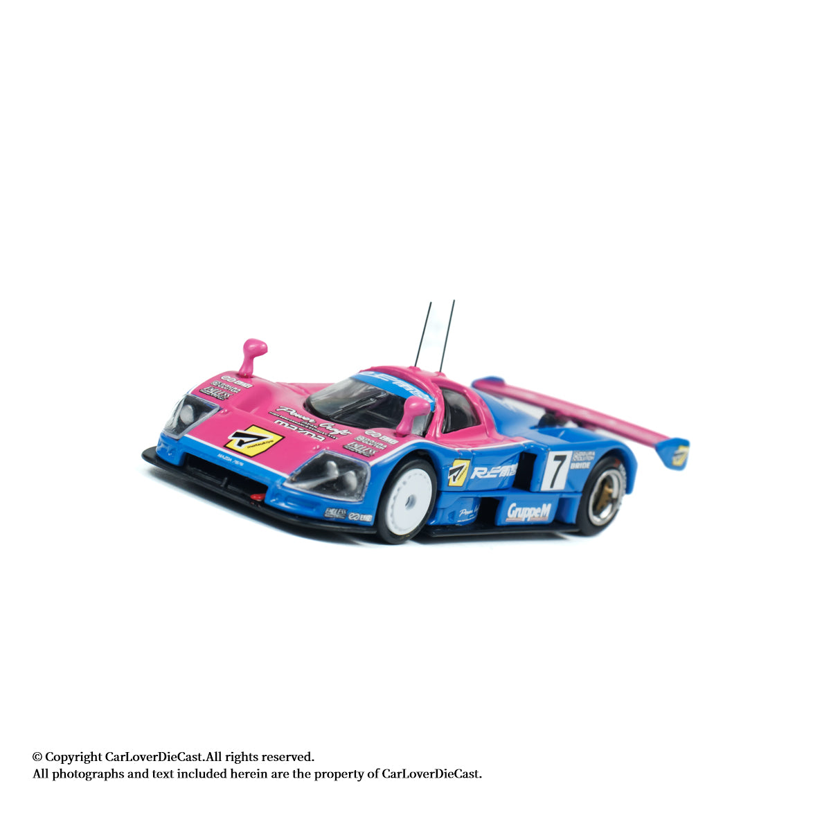 BM Creations x CLDC CarBook Vol. 7 BM Creations 1:64 Mazda 787B X RE Amemiya with Magazine (English Version)