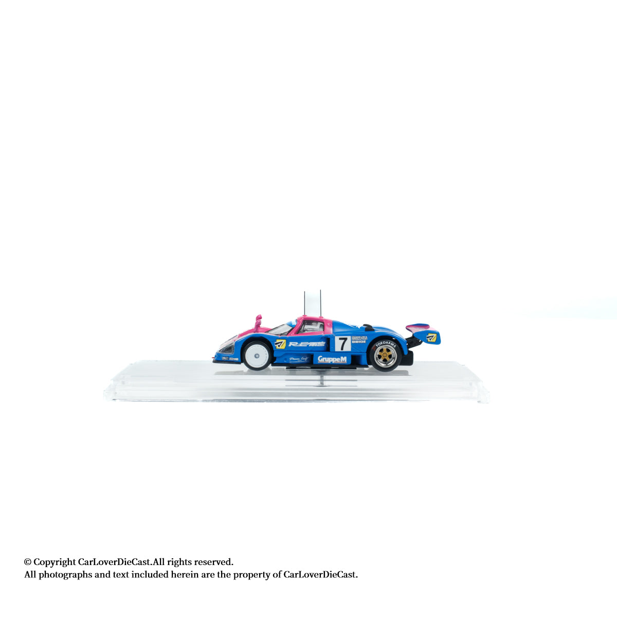 BM Creations x CLDC CarBook Vol. 7 BM Creations 1:64 Mazda 787B X RE Amemiya with Magazine (English Version)