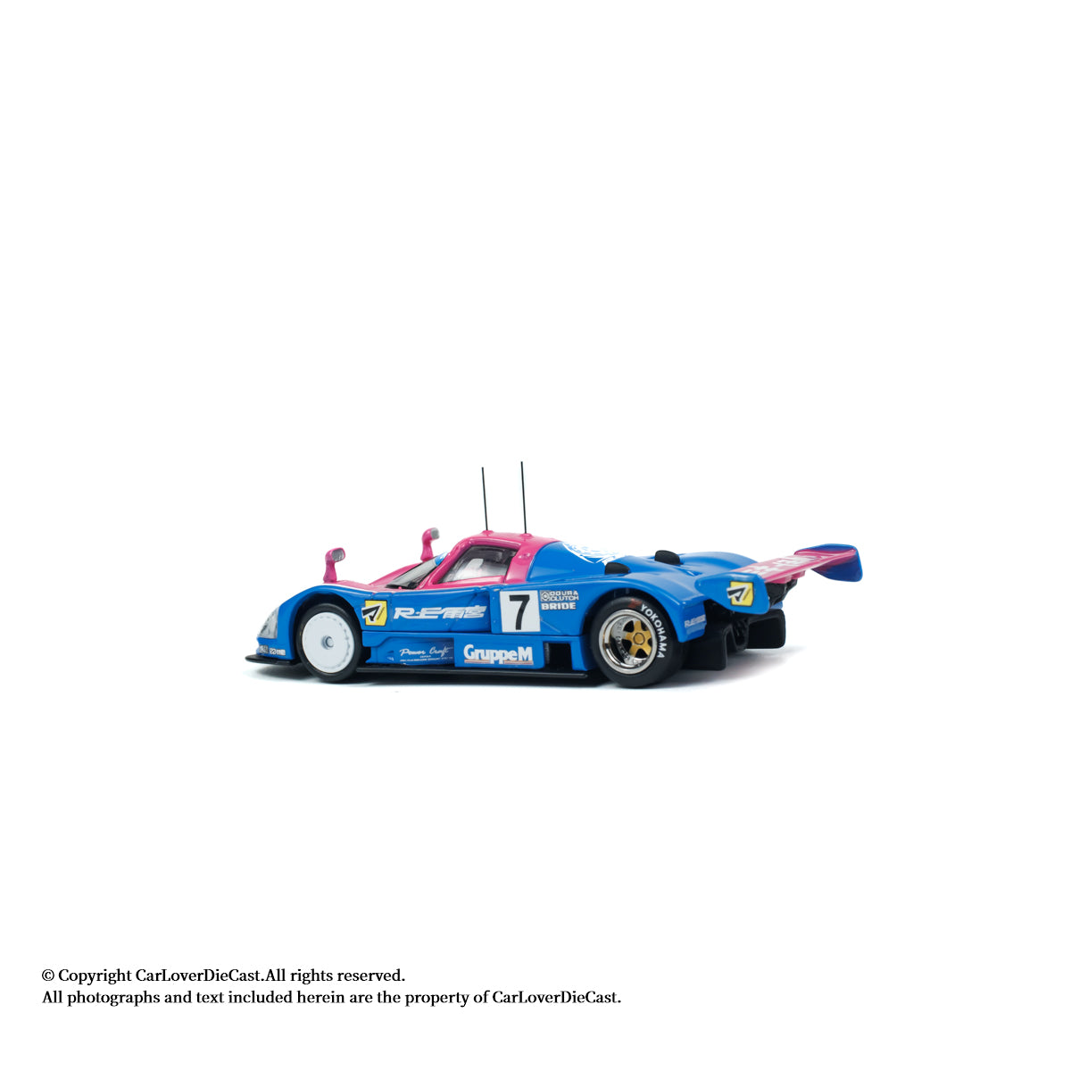 BM Creations x CLDC CarBook Vol. 7 BM Creations 1:64 Mazda 787B X RE Amemiya with Magazine (English Version)