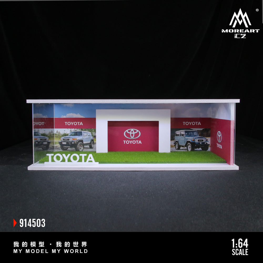MoreArt 1/64 Toyota Assembly Showroom Diorama with LED Light