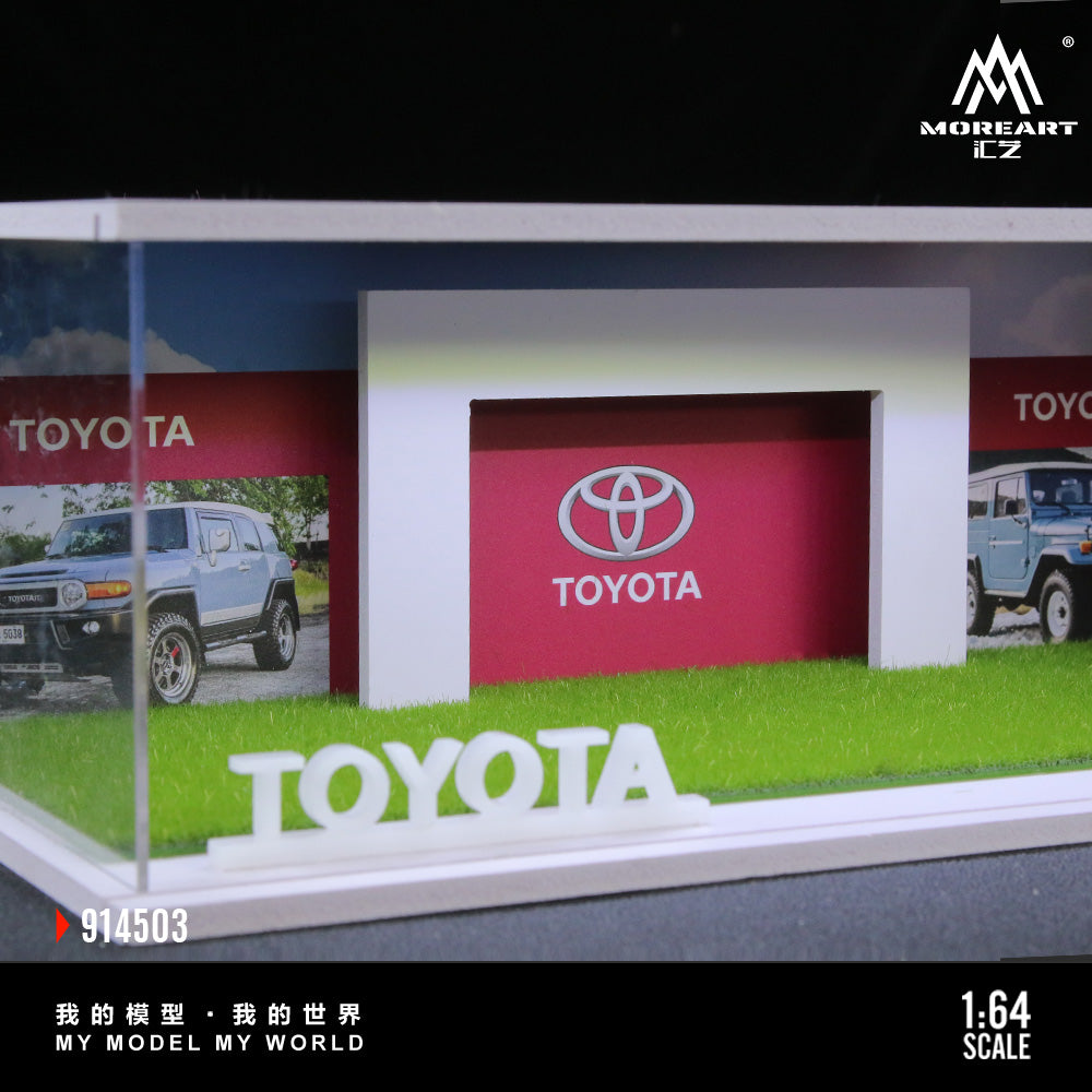 MoreArt 1/64 Toyota Assembly Showroom Diorama with LED Light