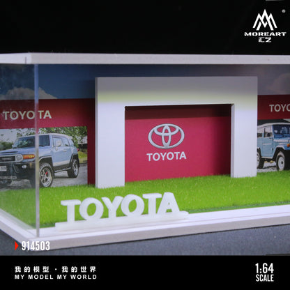 MoreArt 1/64 Toyota Assembly Showroom Diorama with LED Light