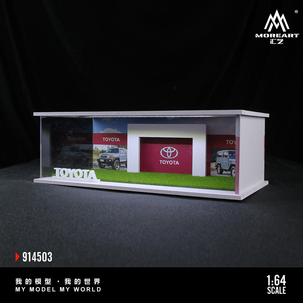 MoreArt 1/64 Toyota Assembly Showroom Diorama with LED Light