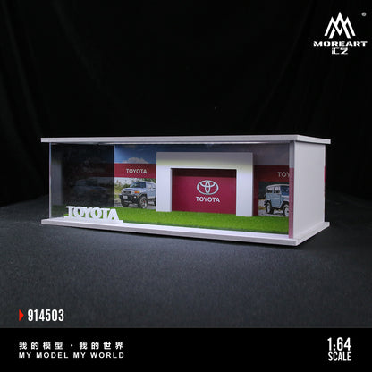 MoreArt 1/64 Toyota Assembly Showroom Diorama with LED Light