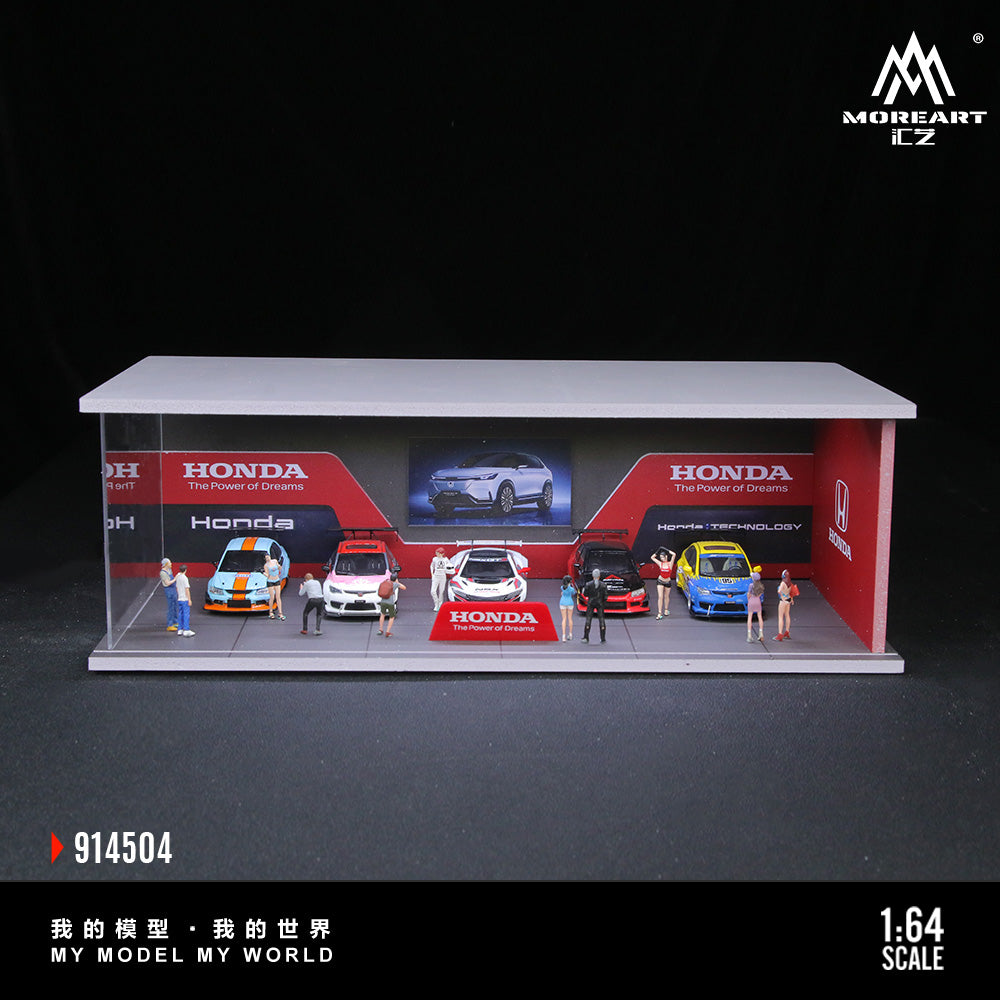 MoreArt 1/64 Honda Assembly Showroom Diorama with LED Light