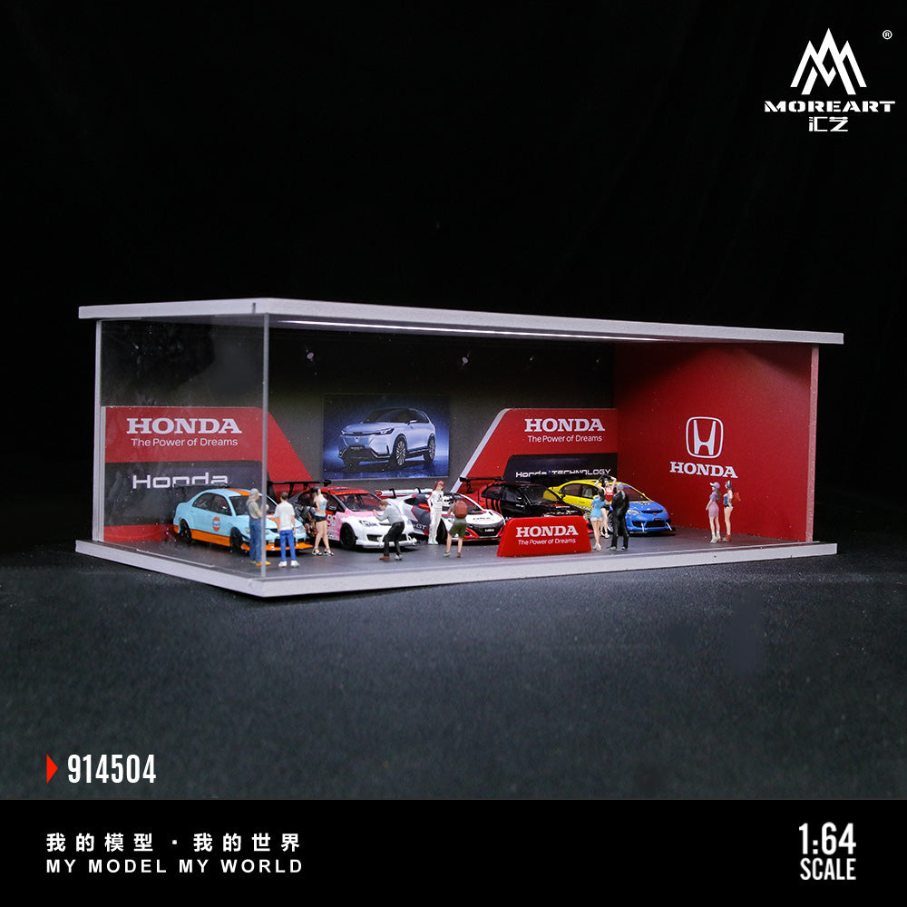 MoreArt 1/64 Honda Assembly Showroom Diorama with LED Light