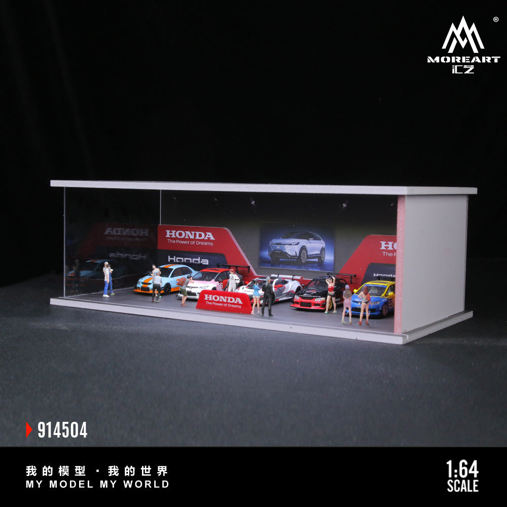 MoreArt 1/64 Honda Assembly Showroom Diorama with LED Light