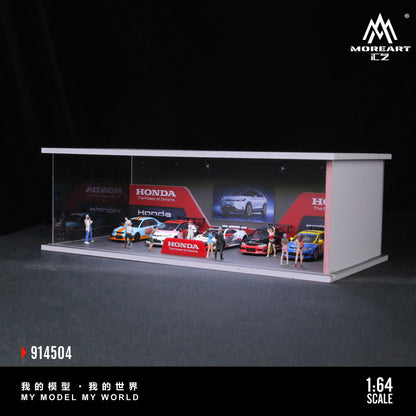 MoreArt 1/64 Honda Assembly Showroom Diorama with LED Light