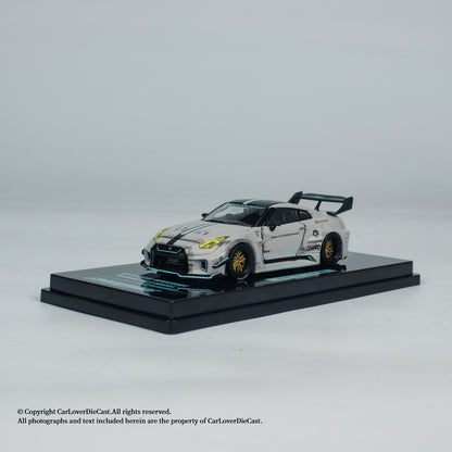 INNO64 1:64 Nissan GT-R R35 WIDEBODY ”ZHUOHAO LIU X INNO64" China Beijing Hobby Expo HEC 2025 Event Edition (IN64-R35SL-HEC25)