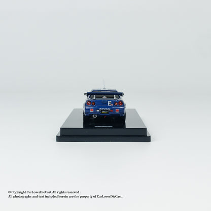INNO64 1:64 NISSAN SKYLINE GT-R (R34) #3 ENDLESS ADVAN 2002 (IN64-R34-STS02W)