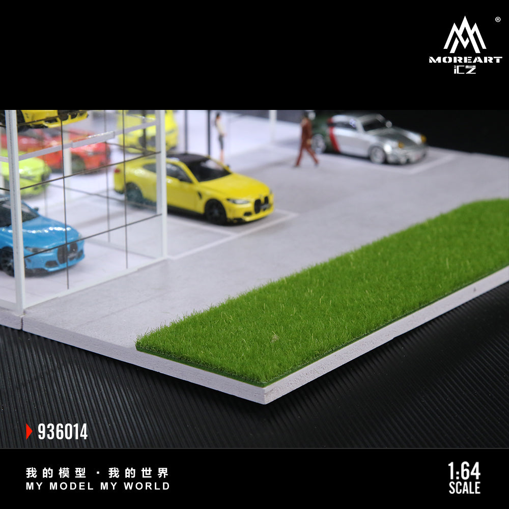 MoreArt 1:64 BMW Dealership Shop Two Layers Assembly Showroom LED Light Scene Diorama Model