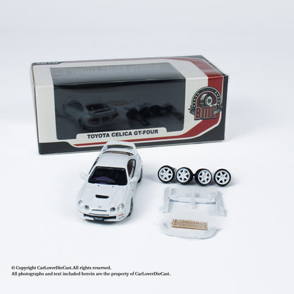 BM Creations 1:64 Toyota Celica GT Four RHD White